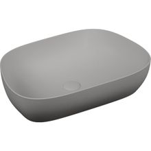 VitrA 5993B476-0016 Outline 60x41 cm Mat Taş Gri Çanak Lavabo