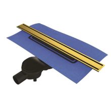 VitrA 59980559000 5702701 Eco Flow DK100 40 cm Parlak Altın Duş Kanalı