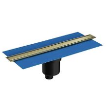 VitrA 59980560000 Eco Flow DK100 Parlak Altın 40 cm Duş Kanalı