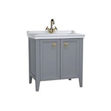 VitrA 62154 80 cm Valarte Gri Alt Modül ve Lavabo Banyo Dolabı