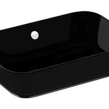 VitrA 7425B070-0012 60x39 cm Geo Siyah Çanak Lavabo