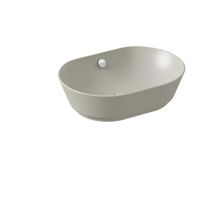 VitrA 7427B020-0012 Geo 55x40 CM Oval Mat Bej Çanak Lavabo