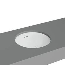 VitrA 7532B001-1082 Metropole 40x40 cm Yuvarlak Mat Beyaz Tezgahaltı Lavabo