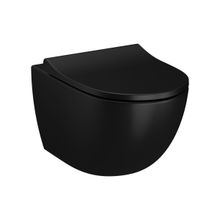 VitrA 7748B083-0559 Sento Rim-Ex 54 cm Mat Siyah Asma Klozet