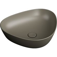 VitrA 7812B450-0016 Plural Üçgen Alçak Çanak Mat Vizon 47 cm Lavabo