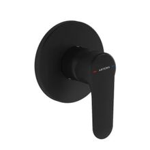 VitrA A4272836 Mat Siyah Root Round Ankastre Duş Bataryası