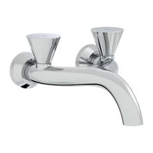 VitrA A42748 Liquid Krom Duvardan Lavabo Bataryası