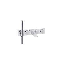 VitrA A4285357 Memoria El Duşlu Krom Beyaz Ankastre Banyo Bataryası