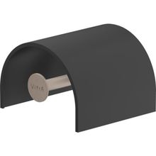 VitrA A4488834 Origin Kapaklı Fırçalı Nikel Tuvalet Kağıtlığı