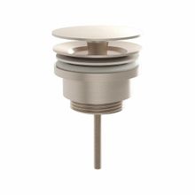 VitrA A4514934 Origin Universal Basmalı Fırçalı Nikel Lavabo Yuvarlak Süzgeci