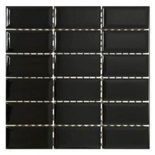 VitrA K52359380001VTE0 5x10 Metro Tiles Mozaik Siyah Parlak Mozaik Duvar Karosu