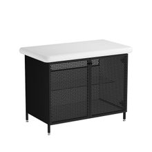 VitrA Liquid 66742 Ayaklı Metal Kapaklı 100 cm Lavabo Dolabı