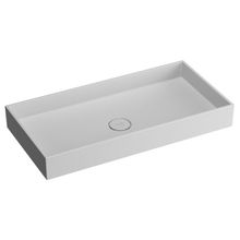 VitrA M58000001000 Memoria Beyaz 80 cm Dikdörtgen Çanak Lavabo