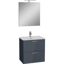 VitrA Mia 60 cm Antrasit Çekmeceli Banyo Dolabı Seti