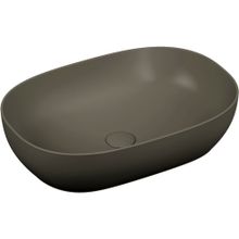 VitrA Outline 5995B420-0016 60 cm Mat Bej Oval Çanak Lavabo
