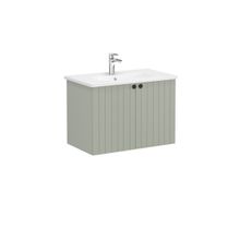 VitrA Root Groove 69295 Mat Retro Yeşil 80 cm Kapaklı Lavabo Dolabı