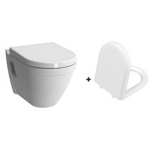 VitrA S50 Rimex Kanalsız Asma Klozet ve 121-003-909 Yavaş Kapanan Kapak