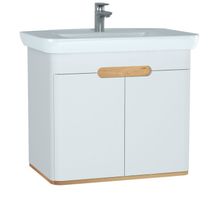 VitrA Sento 60785 80 cm Beyaz Lavabo Banyo Dolabı