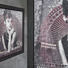 Vivense Audrey Hepburn Oryantal Yağlı Boya Dokulu Ahşap Tablo