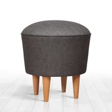 Vivense Collection Sandy Gri Ahşap Ayak Puf