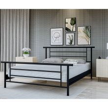 Vivense Gm-412 Zambak Metal Çift Kişilik Siyah 160X200 Karyola