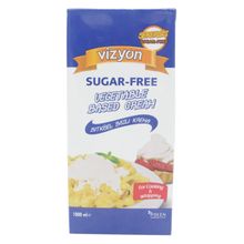Vizyon Bitkisel Sıvı 1lt Şekersiz Krem Şanti