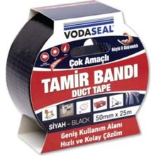 Vodaseal 50 mm x 25 m Siyah Çok Amaçlı Tamir Bandı