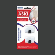 Vodaseal Kendinden Yapışkanlı 2'li Kare Metal Askı