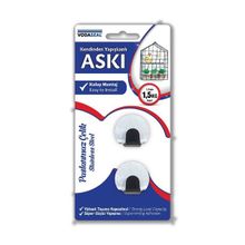 Vodaseal Kendinden Yapışkanlı 2'li Yuvarlak Metal Askı