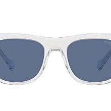 Vogue VO5465S Kare Şeffaf Koyu Mavi 51 mm Erkek Güneş Gözlüğü