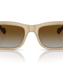 Vogue VO5530S Kare Opal Bej Polarize Kahverengi Gradyan 55 mm Erkek Güneş Gözlüğü