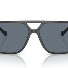 Vogue VO5531S Aviator Şeffaf Koyu Gri Mavi Polarize 60 mm Erkek Güneş Gözlüğü