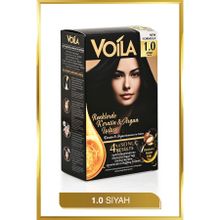 Voila Besleyici Keratin Kalıcı Siyah 1.0 Saç Boyası