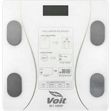 Voit BLT5000 Beyaz Bluetooth Özellikli Akıllı Vücut Analiz Baskülü