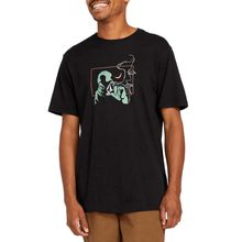 Volcom A5012305_Volcom Skate Vitals Axel 1 Siyah Erkek T-Shirt