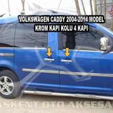 Volkswagen Caddy 2004 2010 Paslanmaz Çelik 4 Kapı Krom Kapı Kolu
