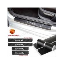 Volkswagen Caddy 4 Adet Karbon Kapı Eşiği Sticker