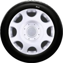 Volkswagen SKS-SJS 208 14 İnç 4 Adet Kırılmaz Jant Kapağı