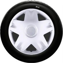 Volkswagen SKS-SJS 213 14 İnç 4 Adet Kırılmaz Jant Kapağı