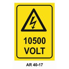 Volt 10500 İş Güvenliği Levhası