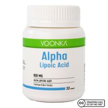 Voonka Alpha Lipoic Acid 600 mg 2x32 Kapsül