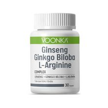 Voonka Ginseng Ginkgo Biloba L-Arginine 30 Kapsül