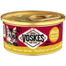 Voskes Ton Balıklı ve Sarıkuyruklu 85 GR Kedi Konservesi
