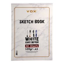Vox Art A-3 40 Yaprak 120 gr Eskiz Çizim Defteri
