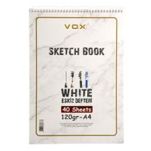 Vox Art A-4 40 Yaprak 120 gr Eskiz Çizim Defteri