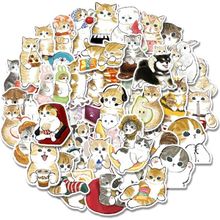 Vox Art Vintage 50'li 5-7 cm Kedi Sticker
