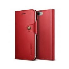 Vrs Design iPhone 8-7 Wine Native Diary Deri Kılıf