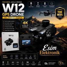 W12 Drone - Siyah