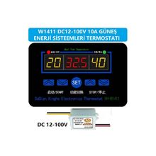 W1411 Dc12-100V 10A Güneş Paneli Termostat/Timer