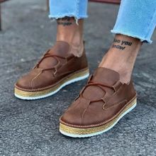 Wagoon WG015 Taba Renk Krem Rengi Taban Erkek Günlük Ayakkabı